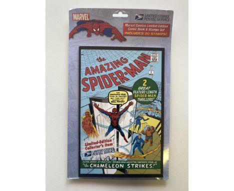 SPIDER-MAN MARVEL COMICS USPS LIMITED EDITION COMIC BOOK AND STAMP SET 1ST DAY ISSUE (2007) - Still sealed in shrink wrap - T