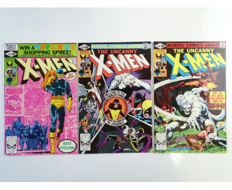 UNCANNY X-MEN # 138, 139, 140 (Group of 3) - (1980 - MARVEL Cents Copy) - Cyclops leaves the X-Men + Funeral for Jean Grey + 