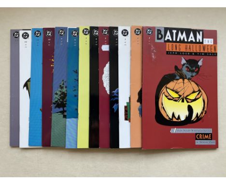 BATMAN: THE LONG HALLOWEEN (Group of 12) - ALL FIRST PRINTS (1996/97 - DC - Cents Copy) - Includes #1, 2, 3, 4, 5, 6, 7, 8, 9