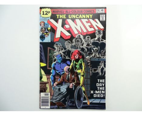 UNCANNY X-MEN # 114 - (1978 - MARVEL Pence Copy) - First use of "Uncanny" in the title + Sauron appearance - John Byrne cover