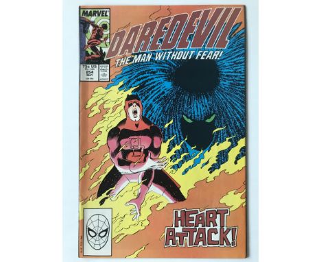DAREDEVIL # 254 (1988 - MARVEL - Cents/Pence Copy) - Origin and first appearance of Typhoid Mary - Cover and interior art by 