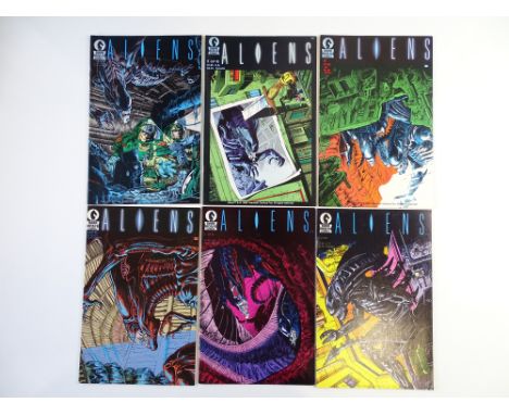 ALIENS # 1, 2, 3, 4, 5, 6 (Group of 6) - (1988/89 - DARK HORSE Cents Copy) - Complete set of all 6 of the Mark Verheiden, Mar