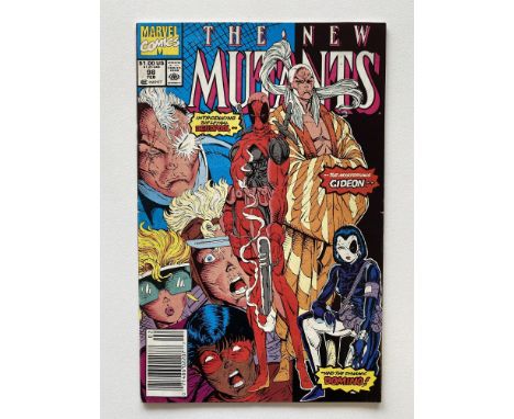 NEW MUTANTS # 98 - (1991 - MARVEL - Cents Copy) - First appearance of Deadpool + the first appearances of Gideon and Copycat 