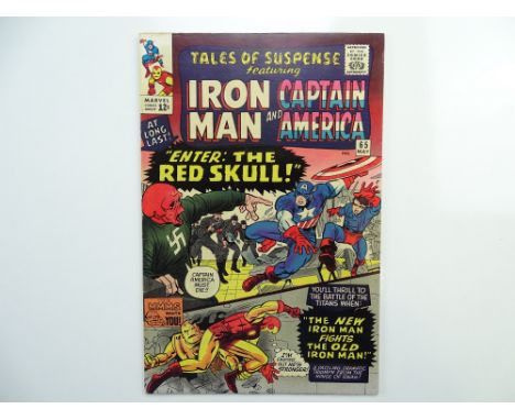 TALES OF SUSPENSE # 65 (1965 - MARVEL - Cents Copy) - First Silver Age appearance of the Red Skull - Jack Kirby cover with In