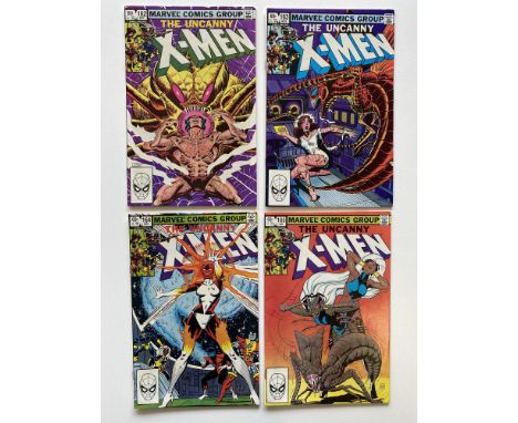 UNCANNY X-MEN #162, 163, 164, 165 (Group of 4) - (1982/83 - MARVEL Cents/Pence Copy) - First appearance of Carol Danvers as B