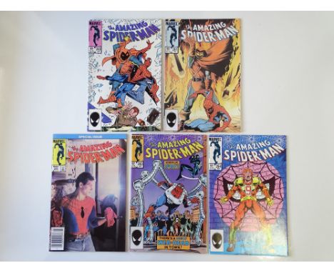 AMAZING SPIDER-MAN # 260, 261, 262, 263, 264 (Group of 5) - (1984/85 - MARVEL - Cents/Pence Copy) - Includes First appearance