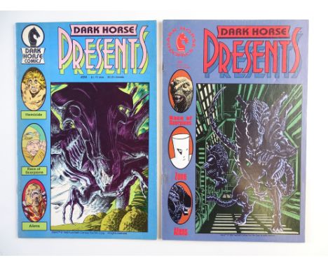 DARK HORSE PRESENTS # 24 &amp; 34 (Group of 2) - (1988/89 - DARK HORSE Cents Copy) - Aliens origin story and the first appear