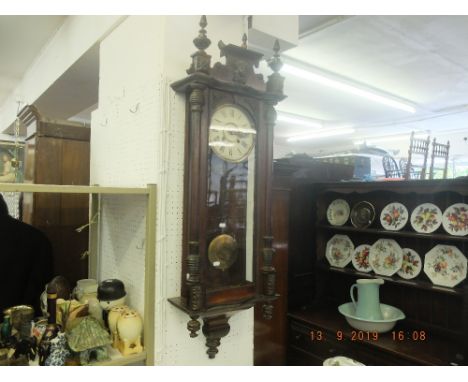  A 19th century Vienna regulator clock