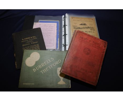 Collection of various catalogues and trade booklets relating to traction engines, agricultural goods, implements etc, mostly 