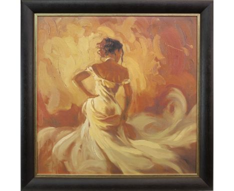 * MARK SPAIN, PURE ELEGANCE limited edition giclee print on canvas, hand signed (edition of 150) 75cm x 75cm Framed Note: Cer