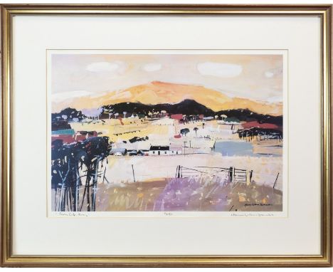 * HAMISH MACDONALD DA PAI (SCOTTISH 1935 - 2008), FARM GATE, ARRAN limited edition lithographic print, signed, titled and num