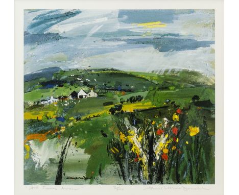 * HAMISH MACDONALD DA PAI (SCOTTISH 1935 - 2008), HILL FARM, ARRAN limited edition lithographic print, signed, titled and num