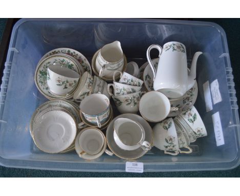 Vintage Pottery Cups, Saucers, etc. by Crown China Company etc. 
