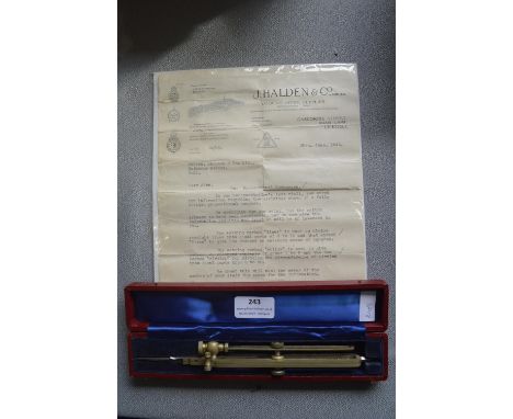 Vintage Proportional Compass by J. Halden & Co. 