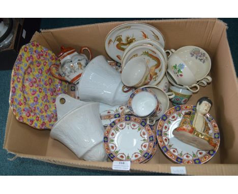 Vintage Pottery, Plates, Wall Pockets, and Eastern Items 