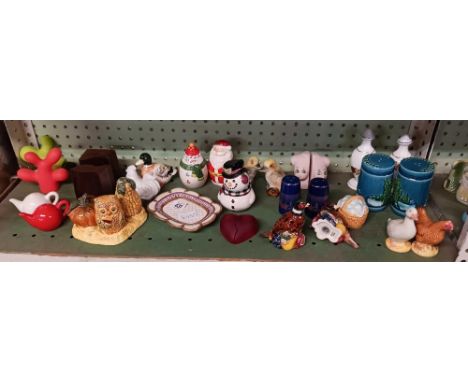 SHELF OF NOVELTY CONDIMENTS