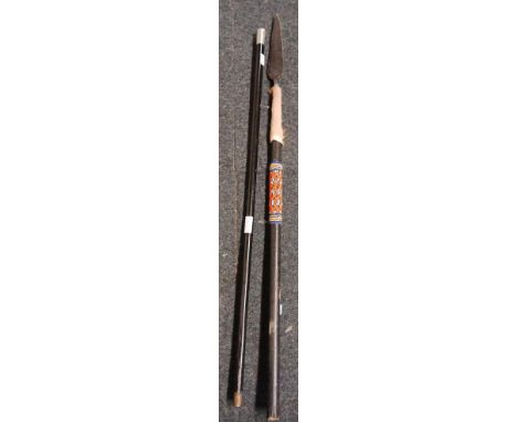 SWAGGER STICK & ETHNIC SPEAR