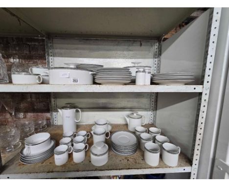 2 SHELVES OF TABLEWARE TEA & COFFEE SERVICE BY THOMAS OF GERMANY