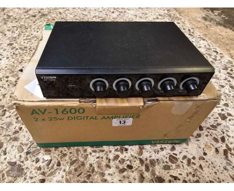 VISION AV-1600 MICROPHONE AMPLIFIER
