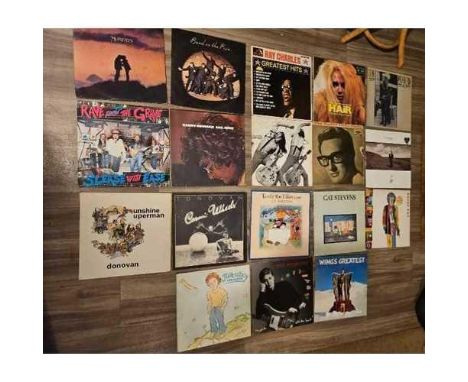 COLLECTION OF VINYL RECORD LP'S INCL; BEATLES, ROLLING STONES. PINK FLOYD & DAVID BOWIE
