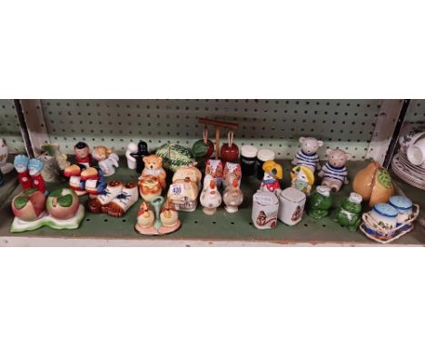 SHELF OF NOVELTY CONDIMENTS