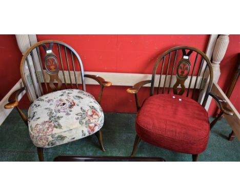 A pair of Ercol armchairs