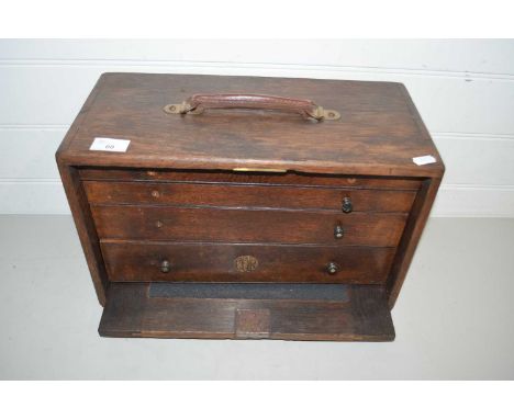 Hardwood four drawer tool chest