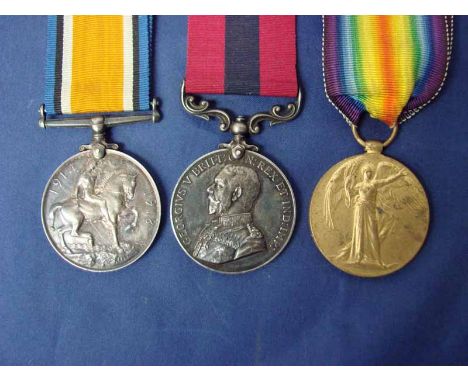 WW1 Distinguished Conduct Medal group - Royal Engineers. BWM & Victory medals correctly inscribed to 432173 Sjt JW Hill R.E. 