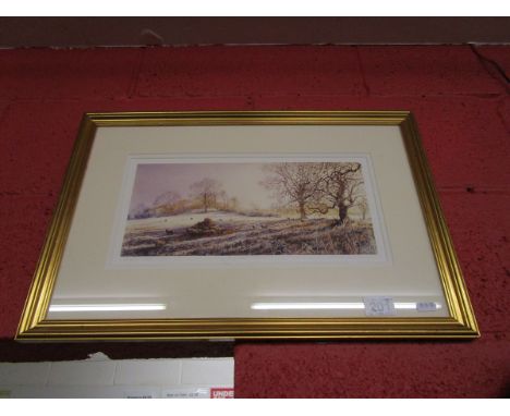 Signed print - Rural scene