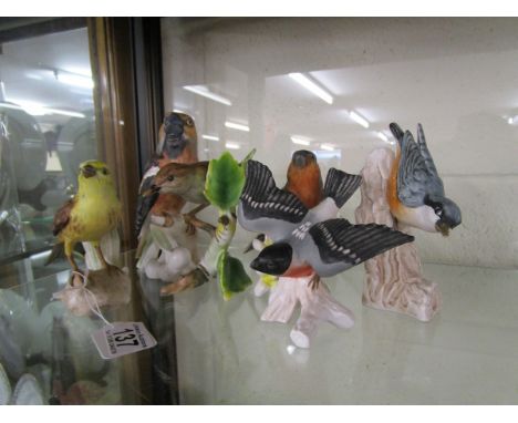 6 Goebel bird figures