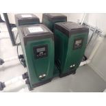(2) Dab inverted booster pumps, mod. E.asyBox w/ E.asyTwin docking station