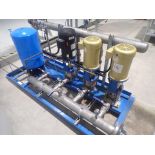 Pump Skid, incl.: (1) Goulds E-SV vertical multi-stage pump, mod. 22SV2FB30, 5 hp., s/s, (2)
