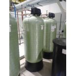 PentairWater fiberglass carbon filter tank, mod. CH33868, 30 in. dia. x 72 in., 187 gal., 150 PSI w/