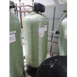 PentairWater fiberglass carbon filter tank, mod. CH33868, 30 in. dia. x 72 in., 187 gal., 150 PSI w/