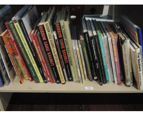 A shelf of Railway related volumes, Narrow Gauge interest