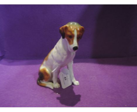A Royal Worcester study, Foxhound, seated 2994