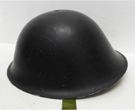 A British Army 'turtle' helmet, post WWII 