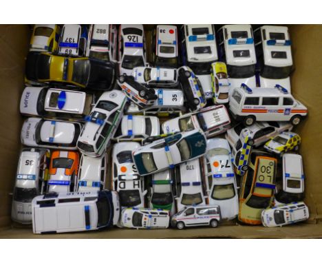 Die-cast Police themed model vehicles 
