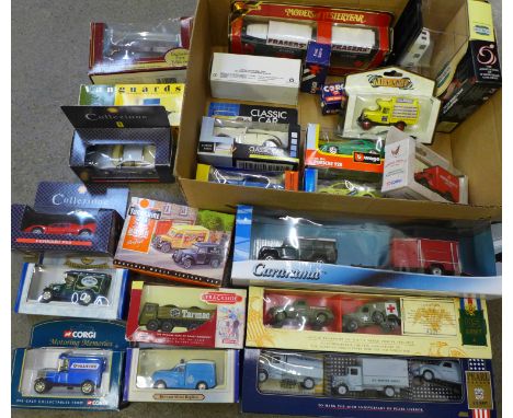 Corgi, Lledo, Vanguards, Oxford and Cararama die-cast model vehicles 