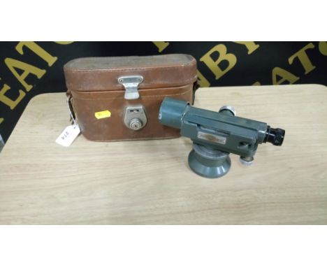 VINTAGE 1960'S HILGER & WATTS THEODOLITE IN ORIGINAL CASE