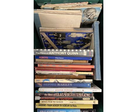 A collection of approx 36 books and 18 Annuals related to movies and actors, titles to include, Radio Fun Annual, The New Fil