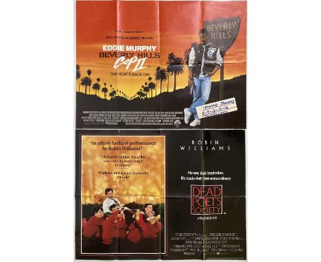 Eight original folded UK quad (30 x 40") 80s Comedy movie posters.Titles to include:Spies Like Us, Shirley Valentine, Persona