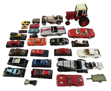 A mixed lot of various scale die-cast vehicles, to include Corgi, Matchbox, Solido etc