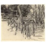 Max Liebermann. „Schulweg in Edam“.