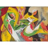 Ernst Wilhelm Nay. „Zwei Frauen (gelb grün)“. 1946