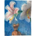 Emil Nolde. „Weisse Amaryllis und China-Figur“.