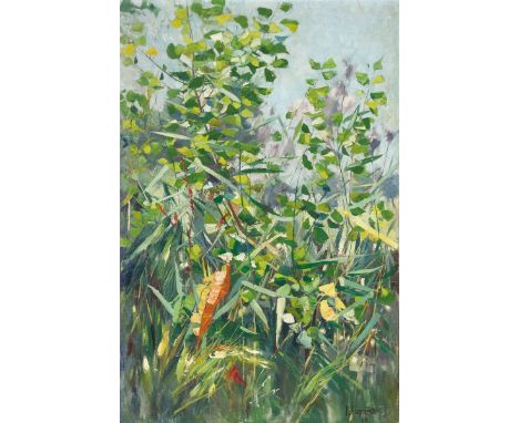 Karl Hagemeister (1848 – Werder a.d. Havel – 1933). „Märkische Uferlandschaft“. 1890Öl auf Leinwand. 165,5&nbsp;×&nbsp;109,5&