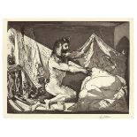 Pablo Picasso. „Faune dévoilant une dormeuse“. 1936