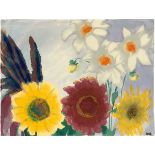 Emil Nolde. Sonnenblumen und Dahlien.