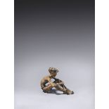 Renée Sintenis. „Sitzender Knabe mit Schalmei“. 1951